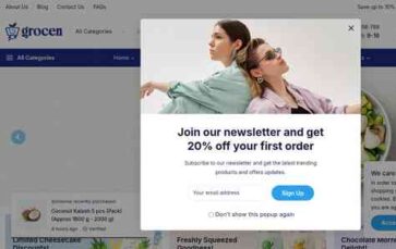 Grocen (screenshot desktop)