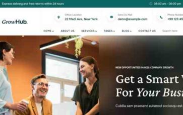 GrowHub (screenshot desktop)