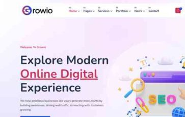 Growio (screenshot desktop)