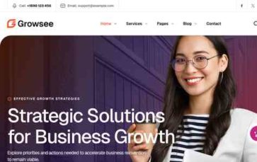 Growsee (screenshot desktop)