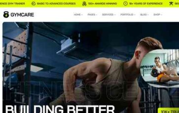 Gymcare (screenshot desktop)