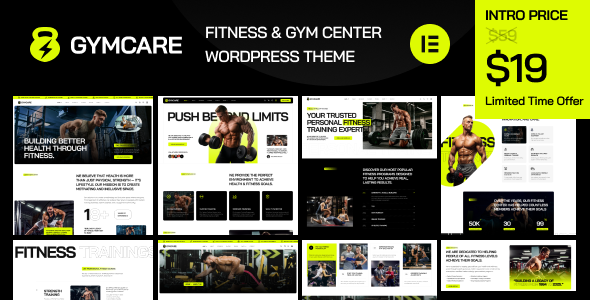 Gymcare (ThemeForest)