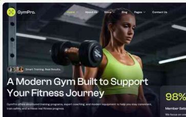 Gympro (screenshot desktop)