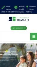 Health Insurance (screenshot mobile)