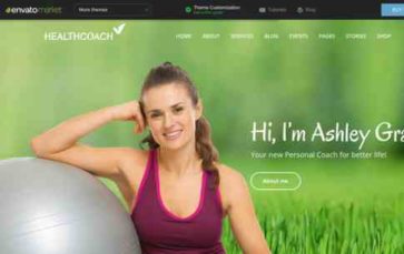 HealthCoach (StylemixThemes) (screenshot desktop)