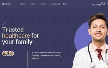 Healthix (screenshot desktop)