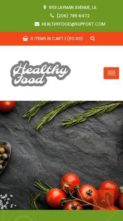 Healthy Food (screenshot mobile)