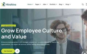 Hire Hive (screenshot desktop)