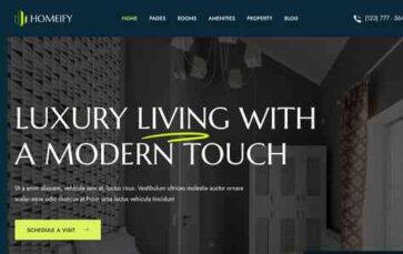 Homeify (ThemeMascot) - (screenshot desktop)