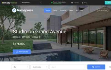 HomePress (StylemixThemes) (screenshot desktop)
