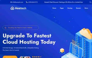 Hostech (screenshot desktop)