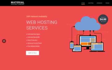 HostMaterial (screenshot desktop)