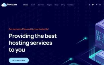 Hostom (screenshot desktop)