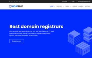 Hostzine (screenshot desktop)