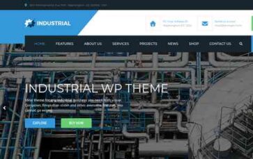 Industrial (AnpsThemes) - (screenshot desktop)