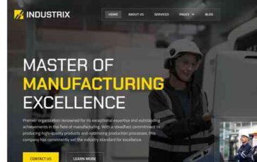 Industrix (Jegtheme) - (screenshot desktop)