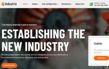 Industriz (screenshot desktop)