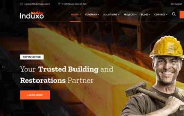 Induxo (screenshot desktop)