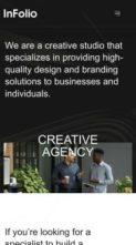 Infolio (screenshot mobile)