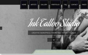 Ink Tattoo Studio (screenshot desktop)