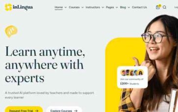 InLingua (screenshot desktop)