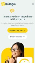 InLingua (screenshot mobile)