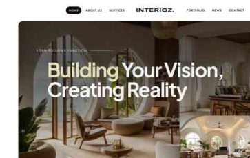 Interioz (screenshot desktop)