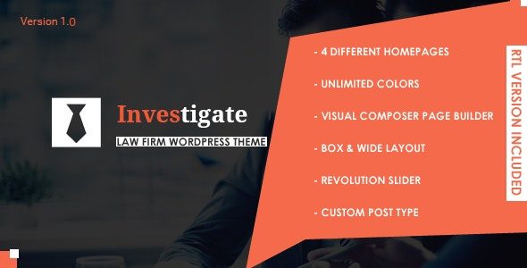 Investigate (ThemeForest)