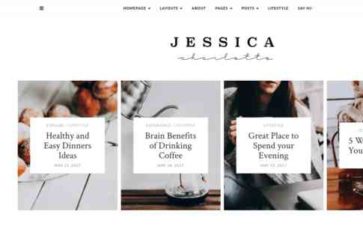 Jessica (GiaThemes) (screenshot desktop)