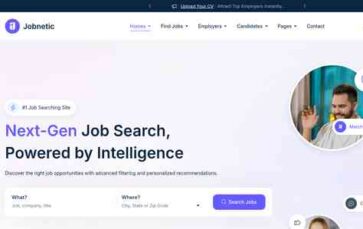 Jobnetic (screenshot desktop)