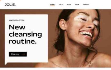 Jolie (screenshot desktop)