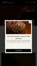 Junari (screenshot mobile)