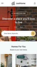 JustHome (screenshot mobile)