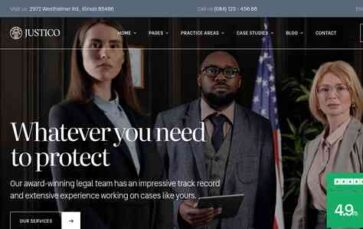 Justico (screenshot desktop)