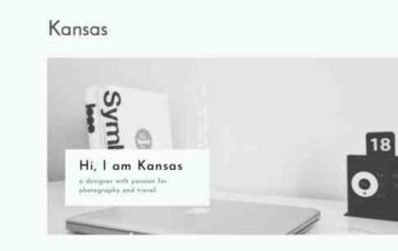 Kansas (KendyThemes) - (screenshot desktop)