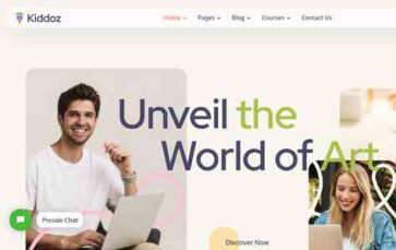 Kiddoz (screenshot desktop)