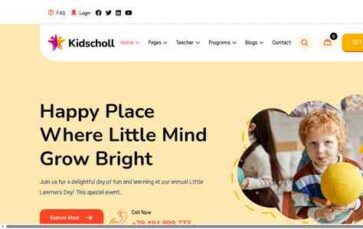 Kidscholl (screenshot desktop)