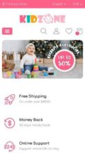 Kidzone (WPThemeGo) - (screenshot mobile)