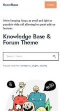 KnowBase (screenshot mobile)
