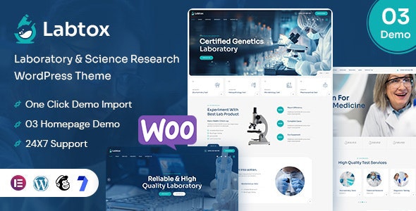 Labtox (ThemeForest)