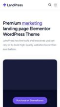 LandPress (KeyDesign) - (screenshot mobile)