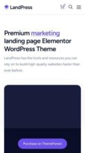 LandPress (KeyDesign) - (screenshot mobile)