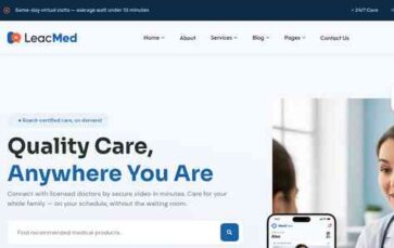 LeacMed (screenshot desktop)