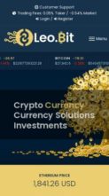 Leo Crypto (screenshot mobile)