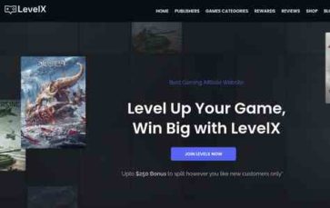 LevelX (screenshot desktop)