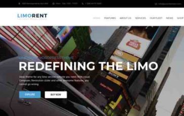 LimoRent (screenshot desktop)