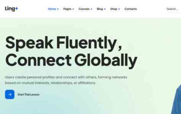 LingPlus (screenshot desktop)