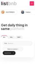 Listbnb (screenshot mobile)