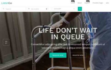 Listingo (screenshot desktop)