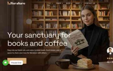 Literature (screenshot desktop)